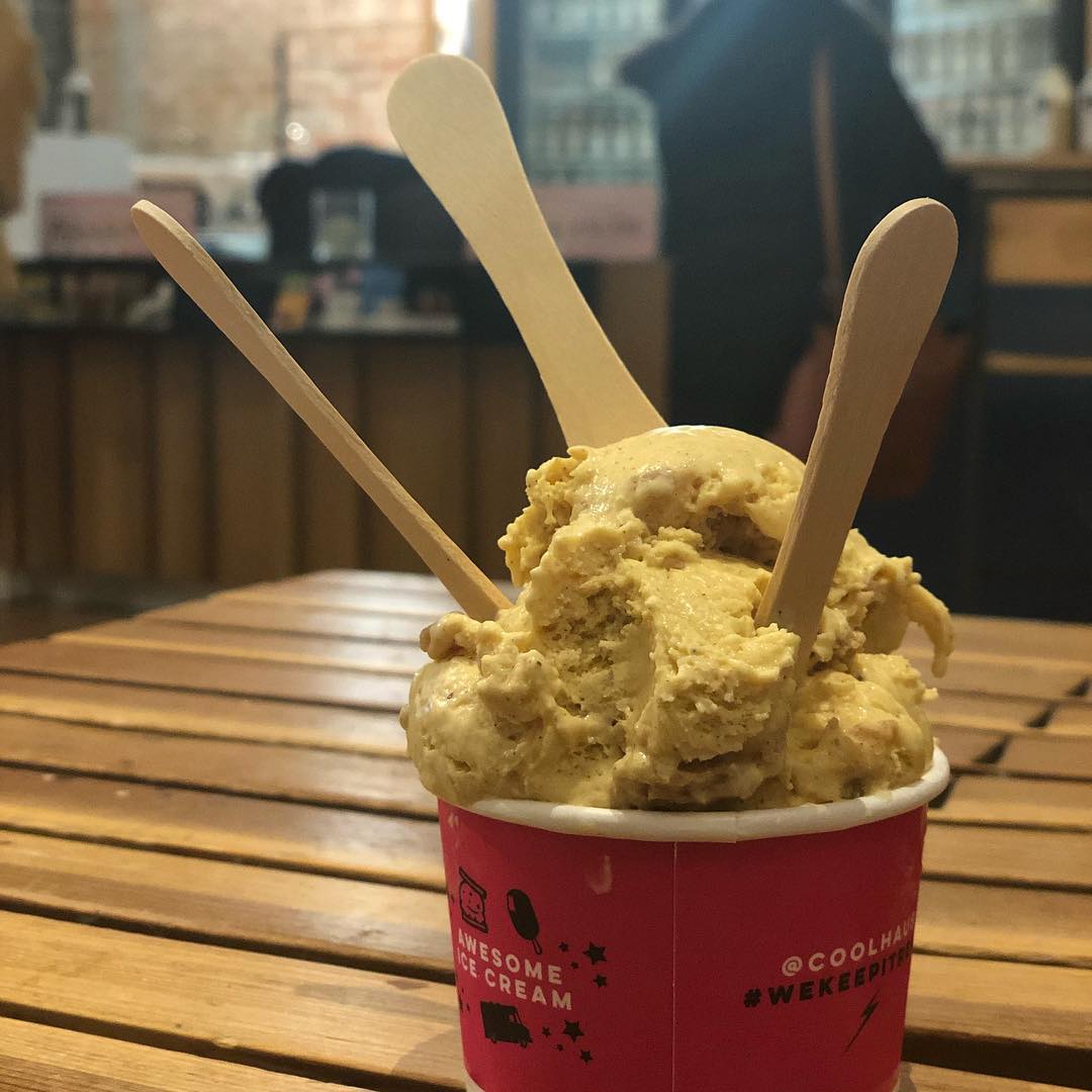 Pumpkin Pie Cheesecake Ice Cream from Coolhaus Pasadena