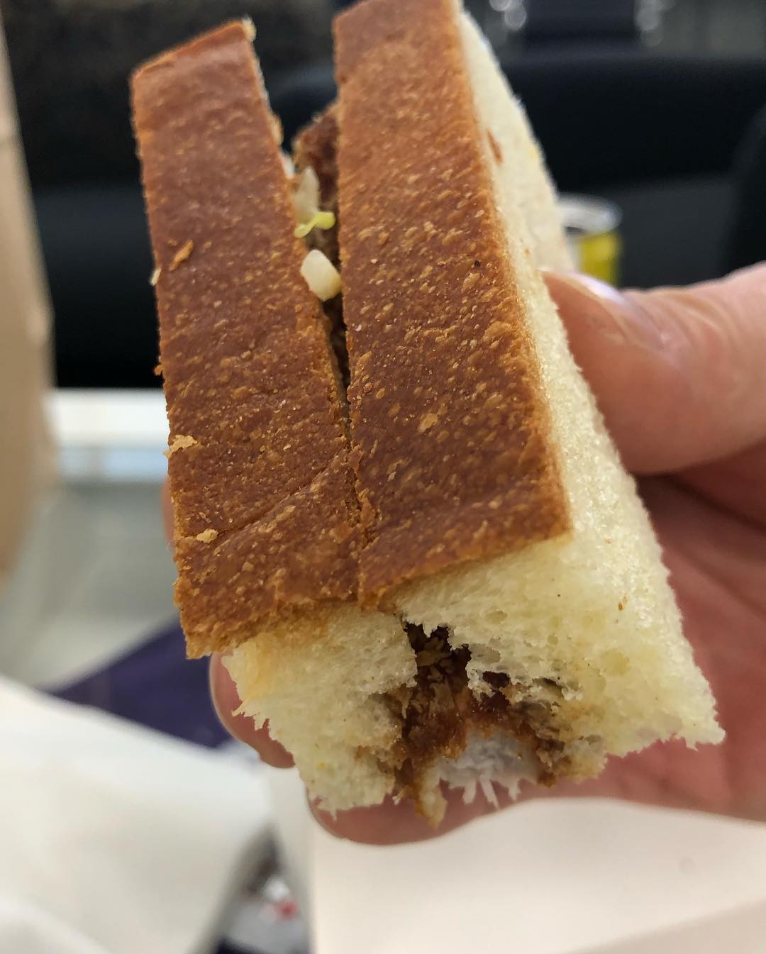 Awesome tasting Japanese Pork Katsu sandwiches from Konbi