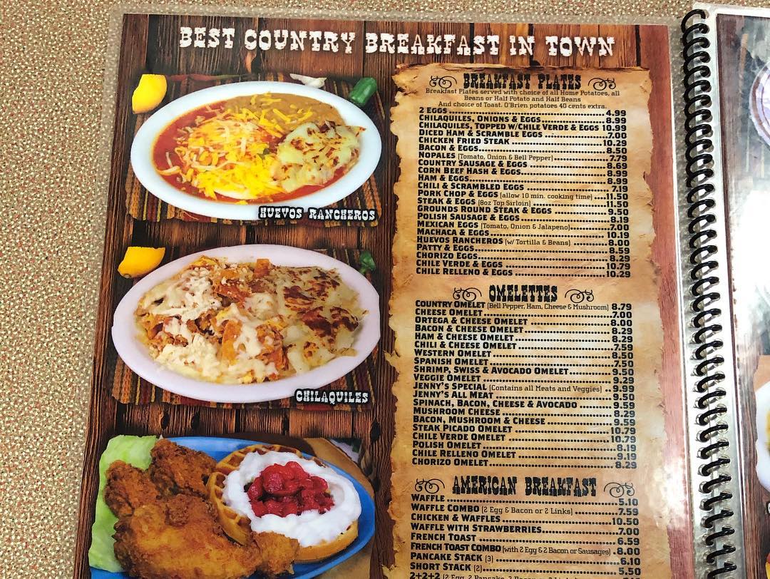 Satisfying breakfast at Jenny’s Kitchen