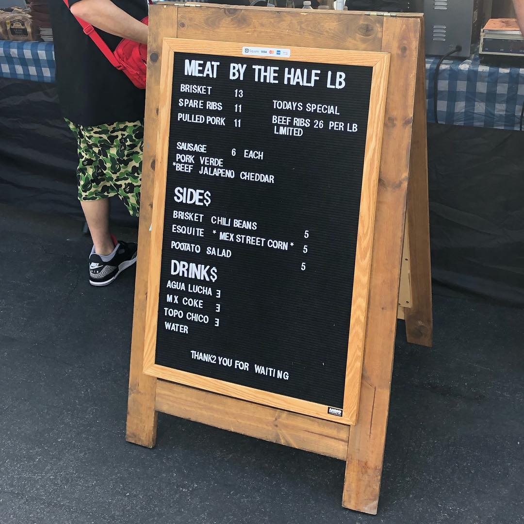 Great Sunday with the family pigging our at LA’s Smorgasburg