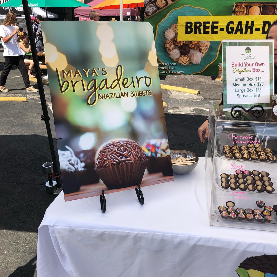 Great Sunday with the family pigging our at LA’s Smorgasburg