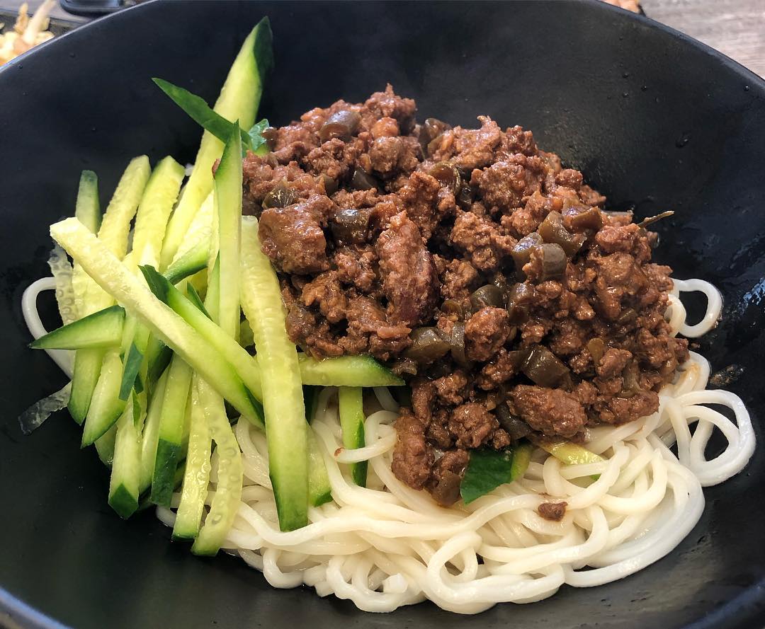Pan fried bread pork and cabbage dumplings, pan fried pork and leek dumplings...