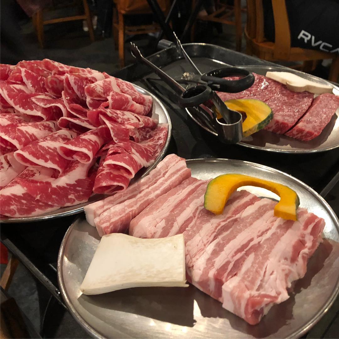 Korean Bbq at Kang Ho Dong Baekjeong