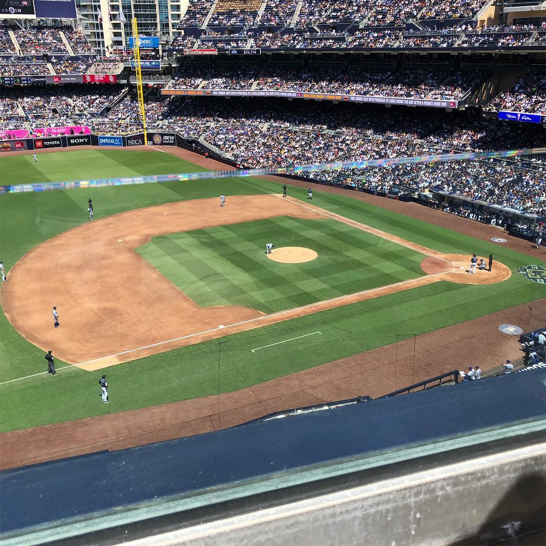 Enjoying a Sunday afternoon at the park