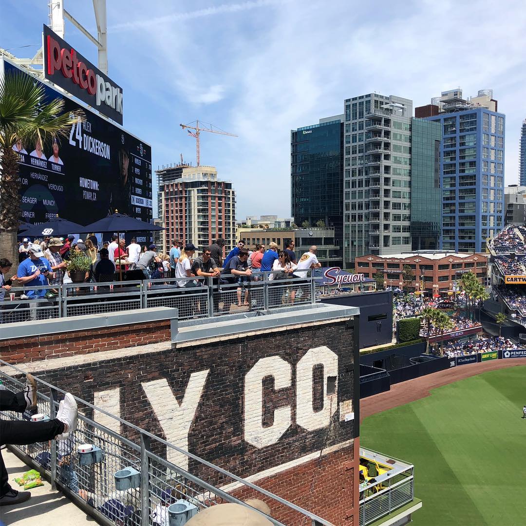 Enjoying a Sunday afternoon at the park