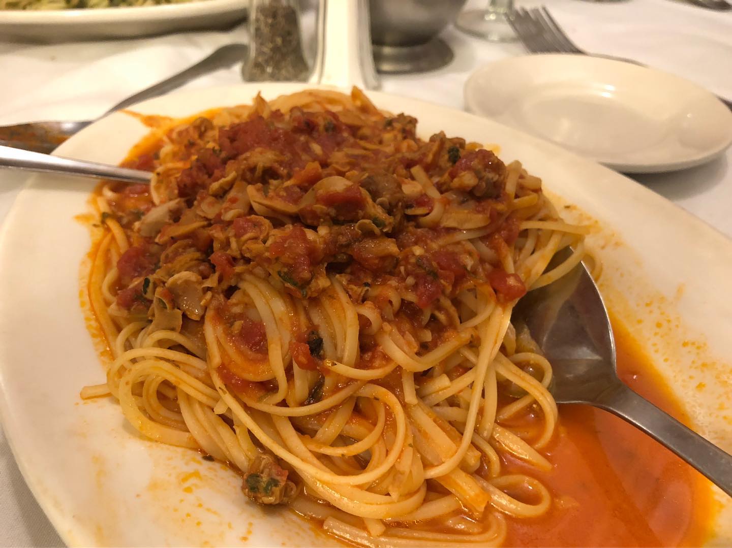 Old School Italian tonight with old friends