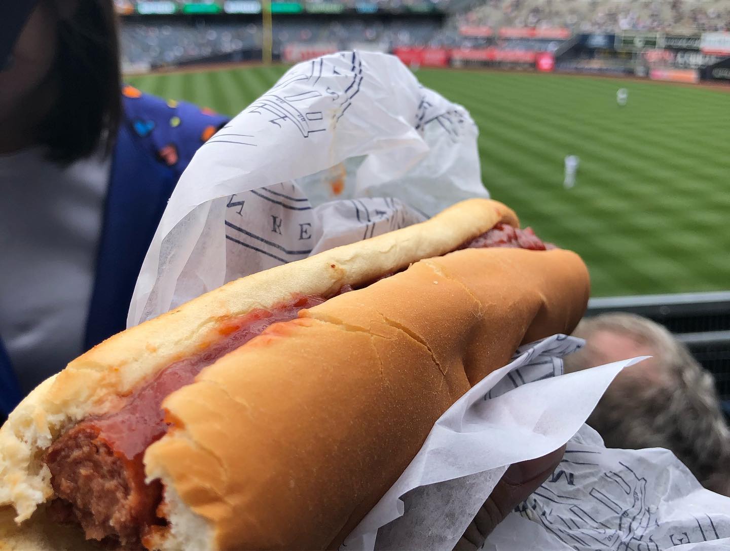 Doubleheader at Yankee stadium watching Baltimore at New York