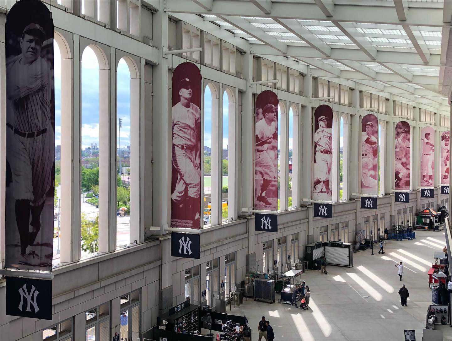 Doubleheader at Yankee stadium watching Baltimore at New York