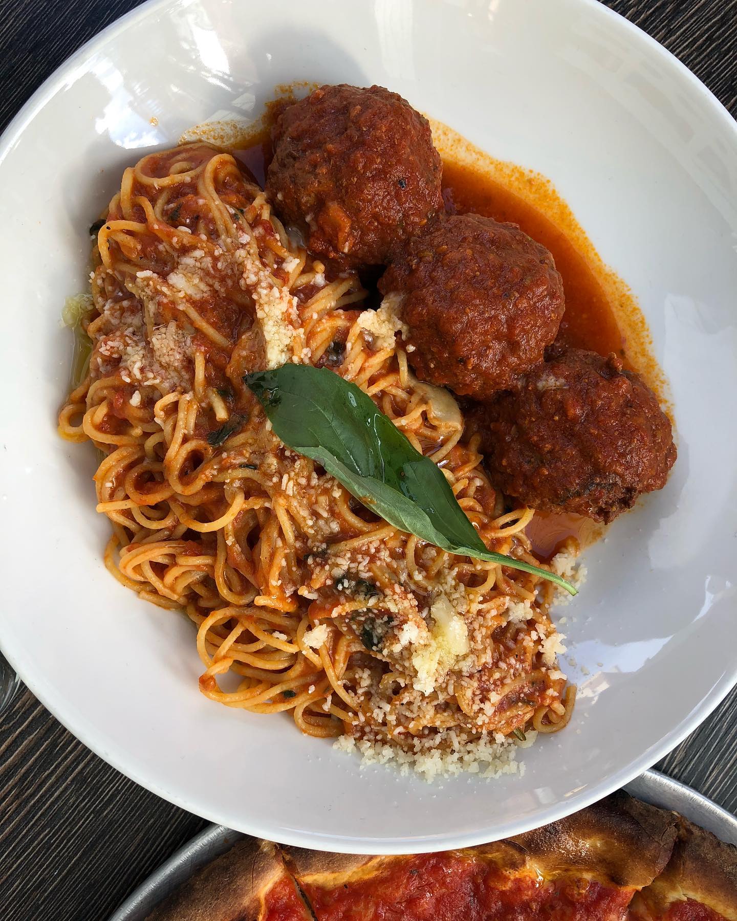 Pizza and pasta at Gelso & Grand