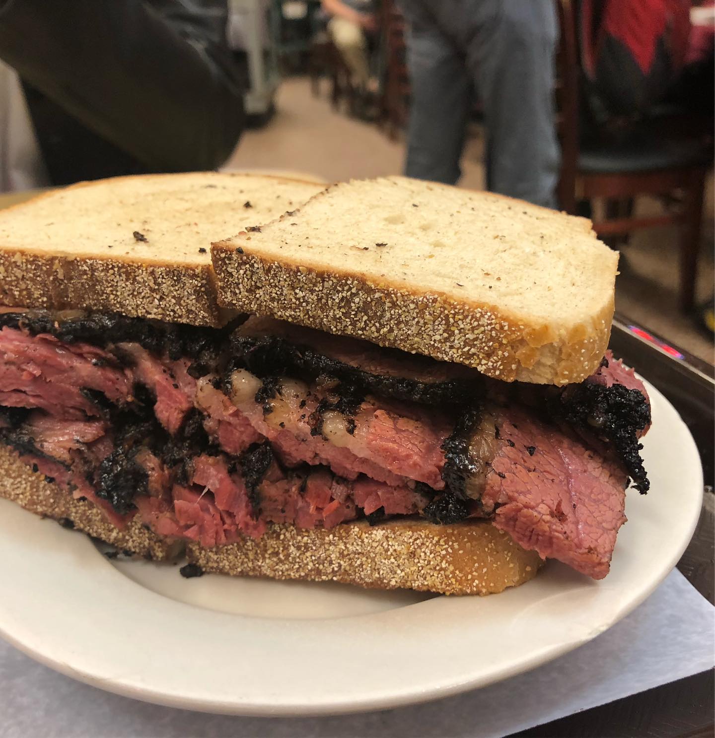 Just a couple of sandwiches for dinner at Katz