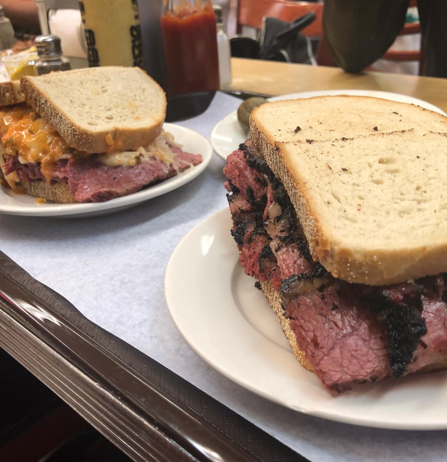 Just a couple of sandwiches for dinner at Katz