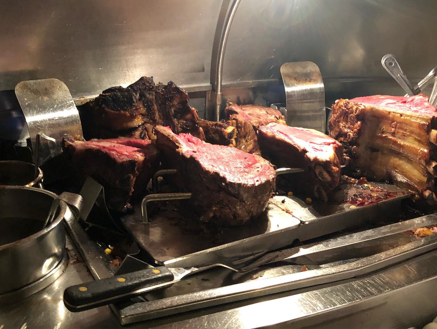 Bowl Cut at Lawry’s and all the accoutrements