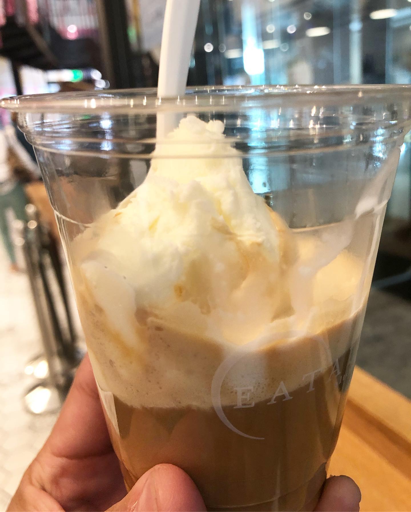 Affogato at Eataly