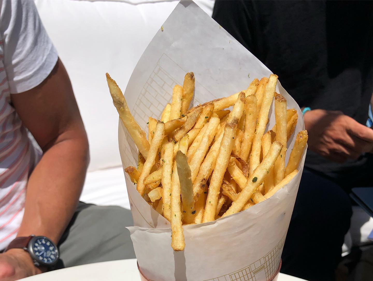 Dry Aged Beef Burger at the rooftop restaurant at NoMad
