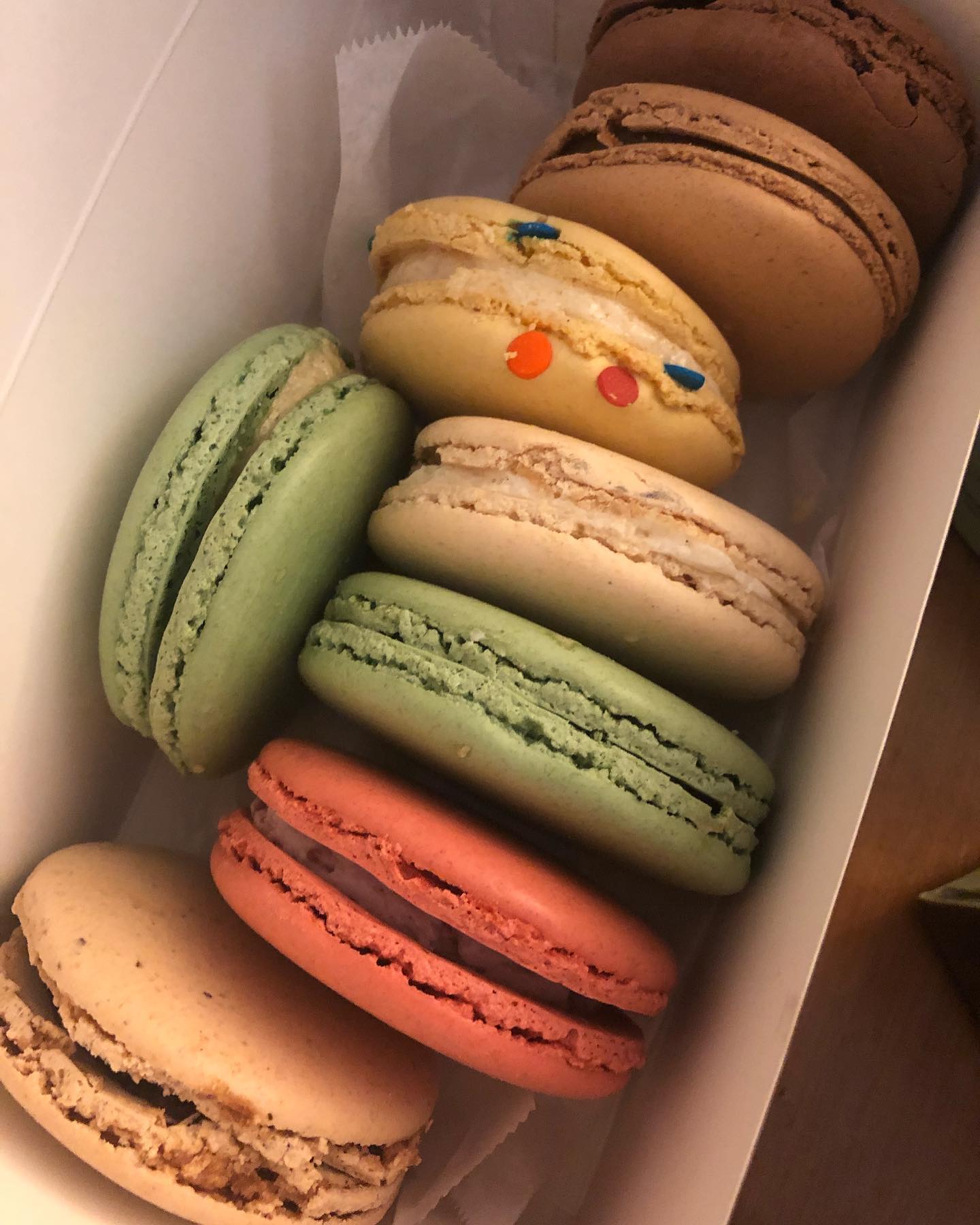 Bouchon Bakery with the humongous macaroons, the T