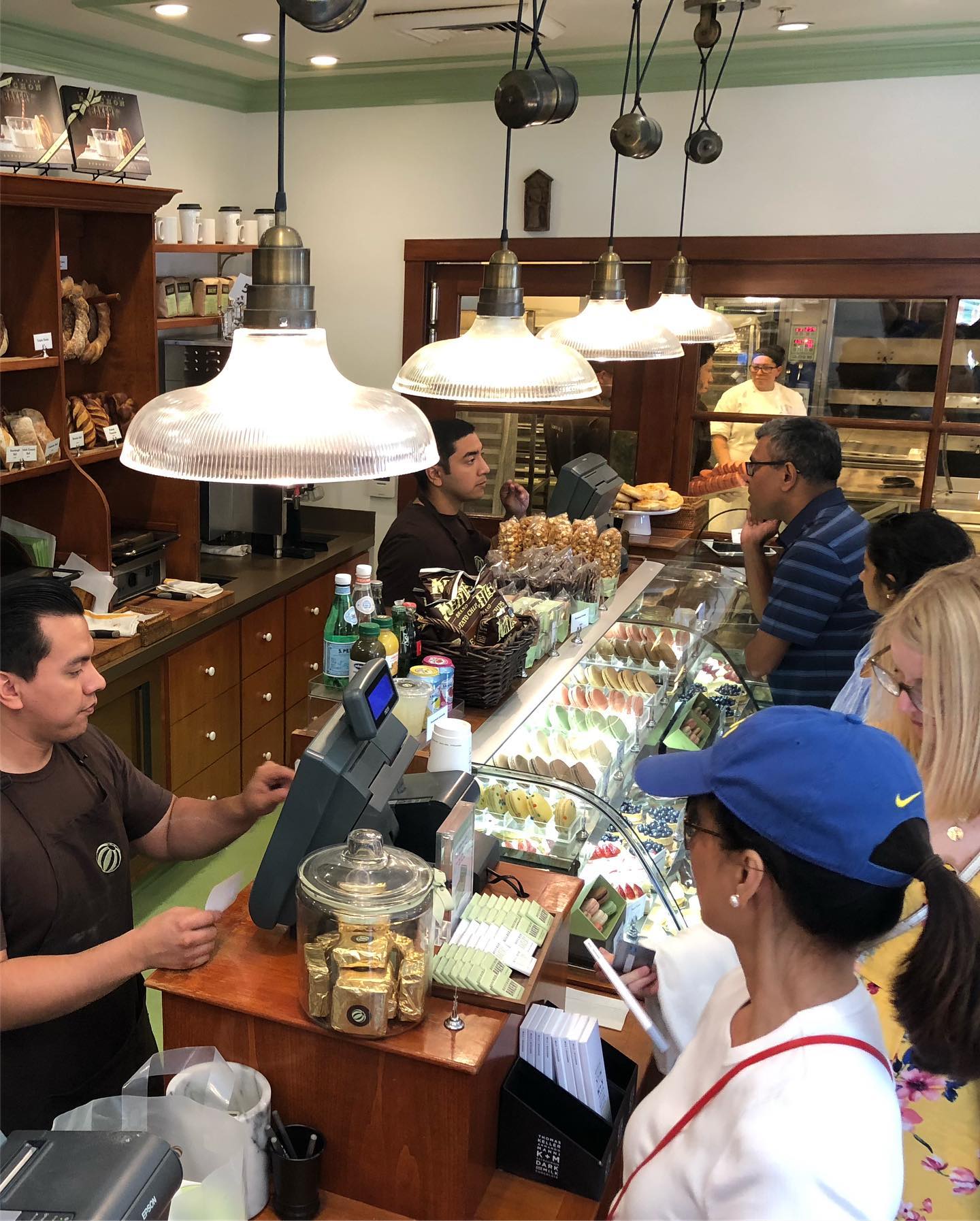 Bouchon Bakery with the humongous macaroons, the T