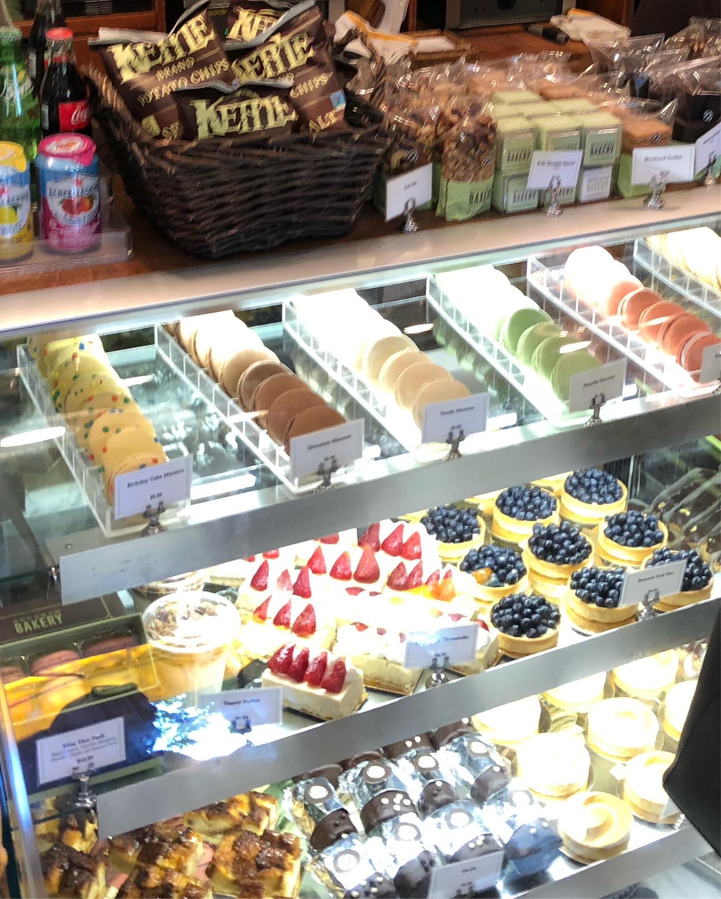 Bouchon Bakery with the humongous macaroons, the T