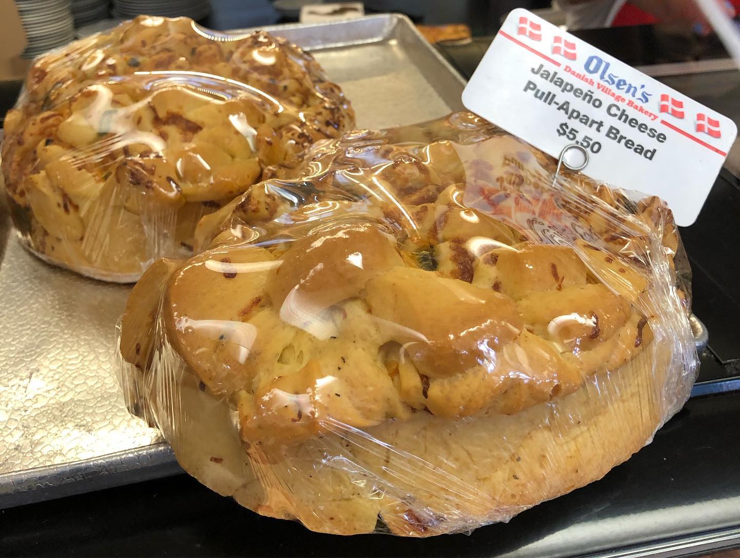 Stopping for some snacks at Olsen’s Danish Village Bakery is Solvang