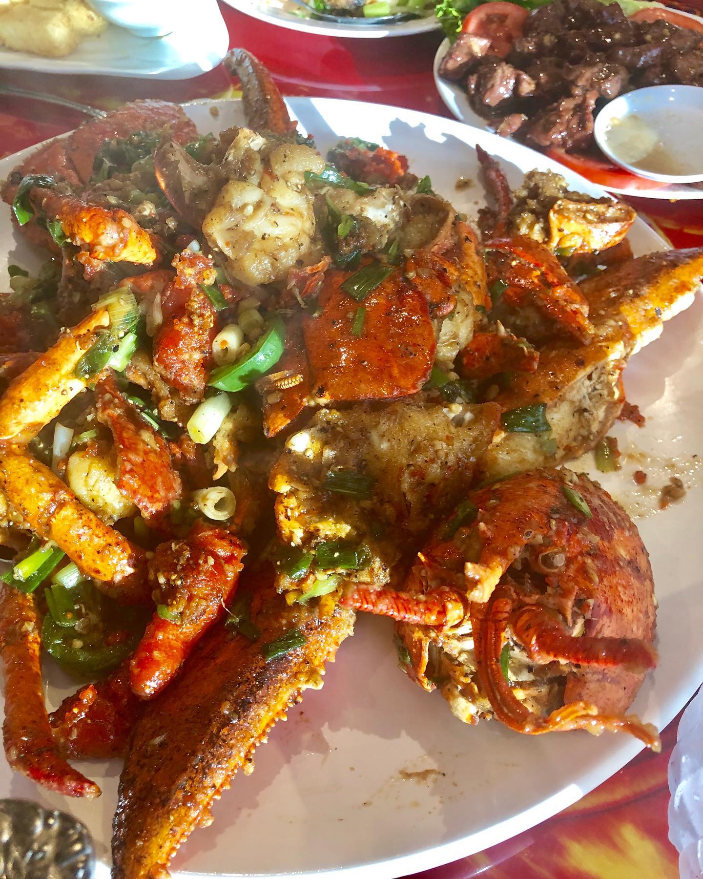 The famous lobster at Newport Seafood