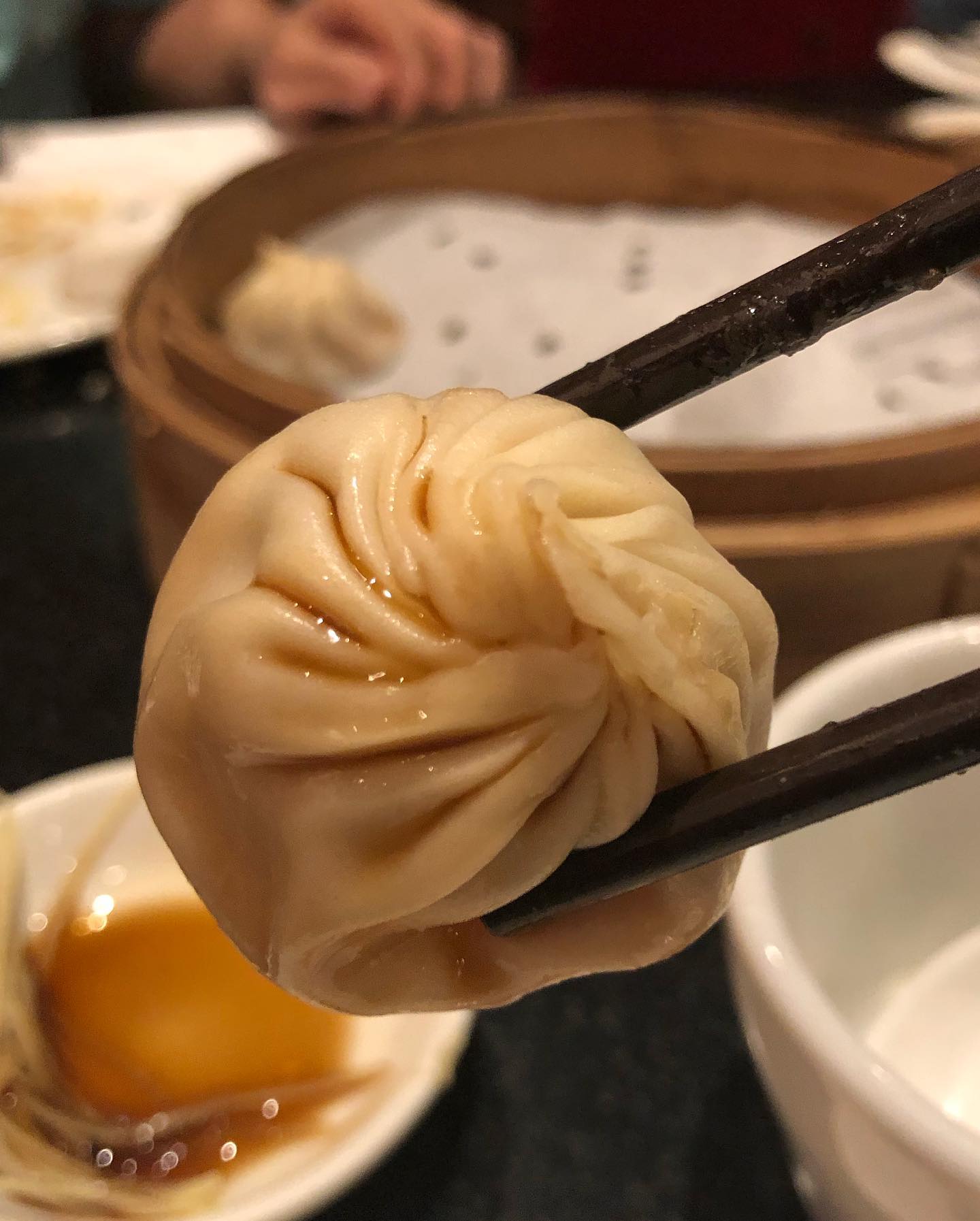Xiao Long Bao 小籠包 XLB at Ding Tai Fung 鼎泰豐  Ate too fast