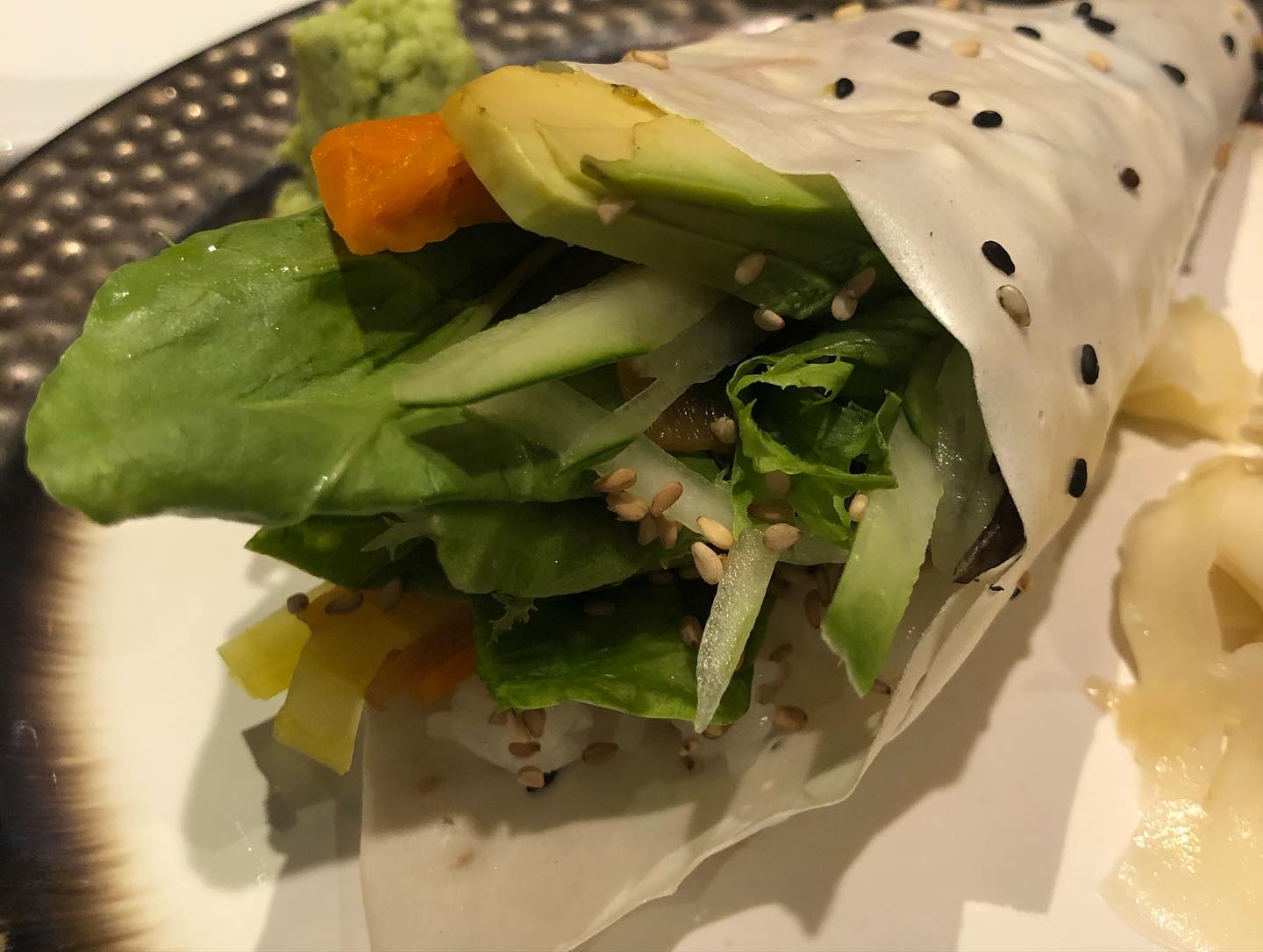 Blue fin tuna toro sushi