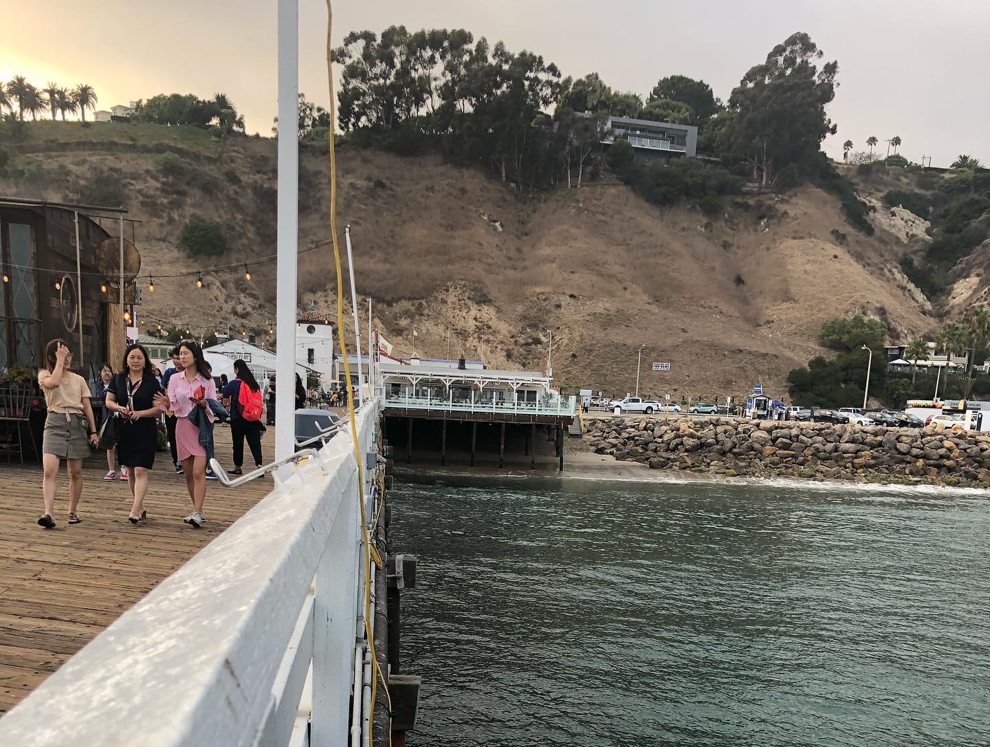 Malibu Sport Fishing Pier with the iconic sign