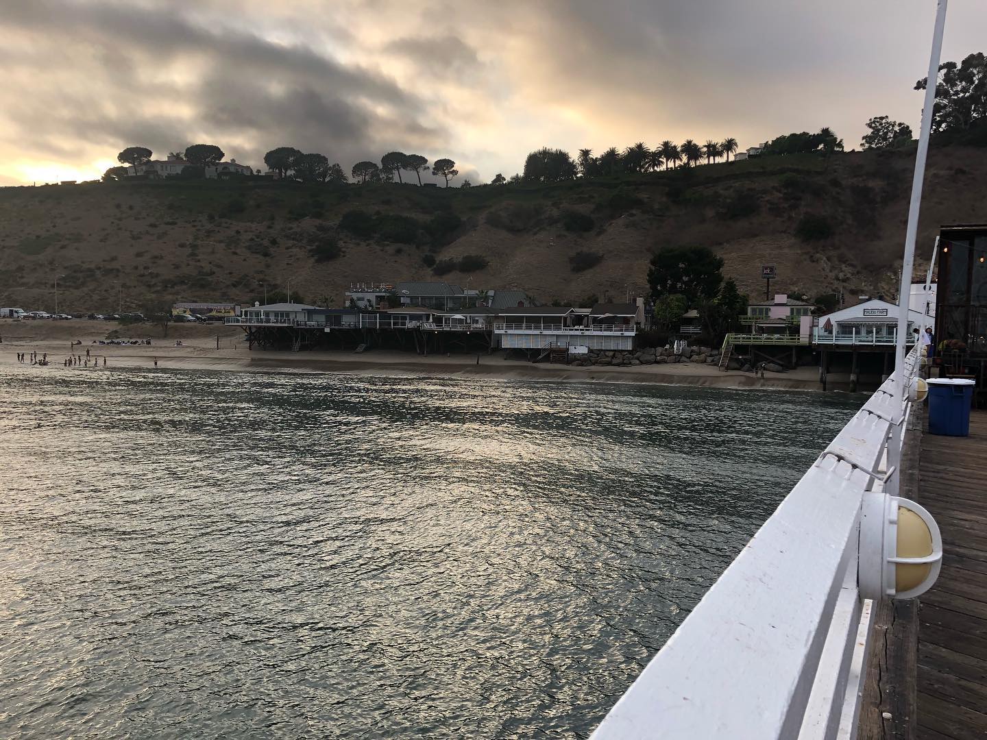 Malibu Sport Fishing Pier with the iconic sign
