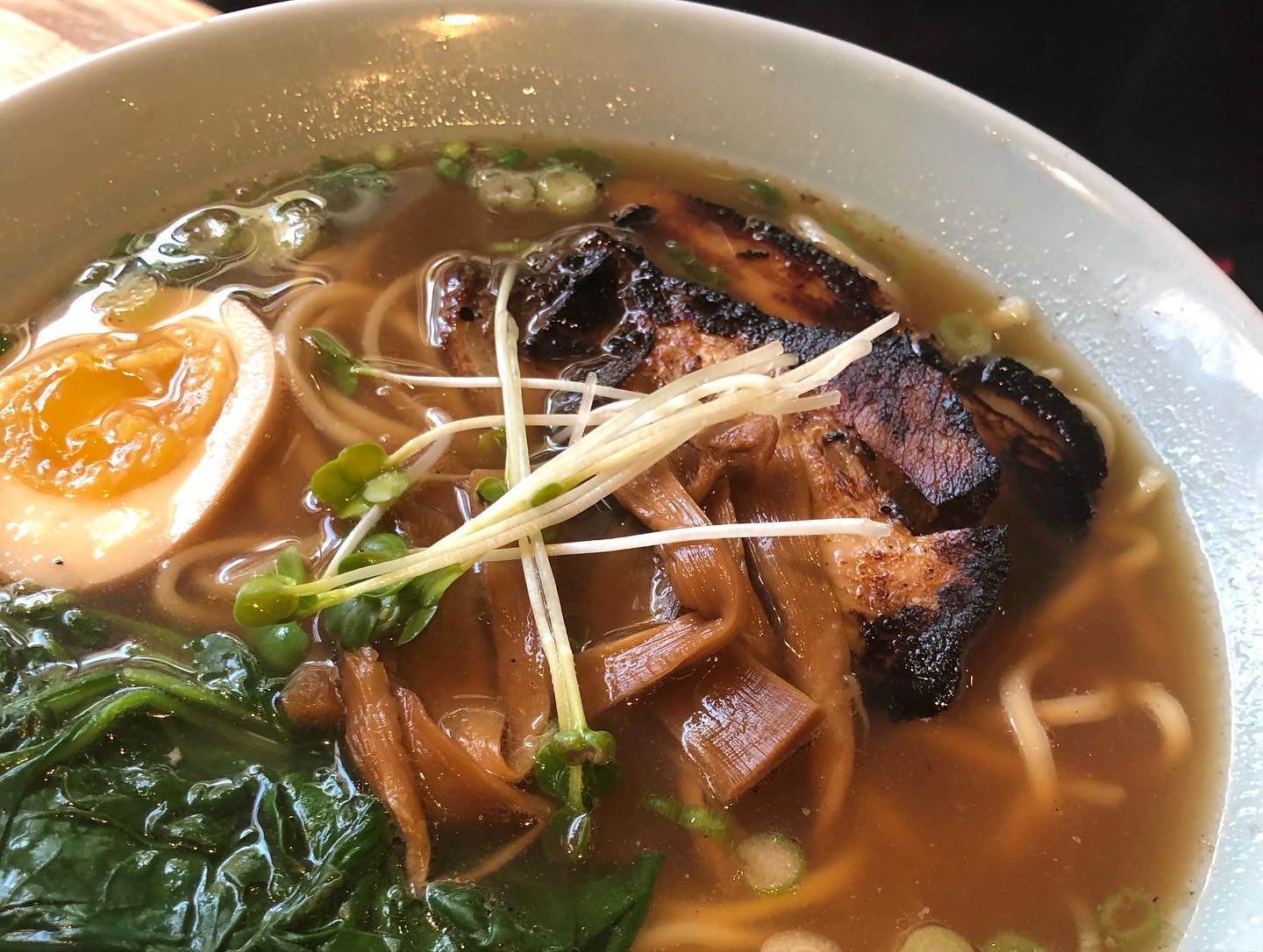 Garlicky Tonkotsu Ramen at Hironiro Craft Ramen