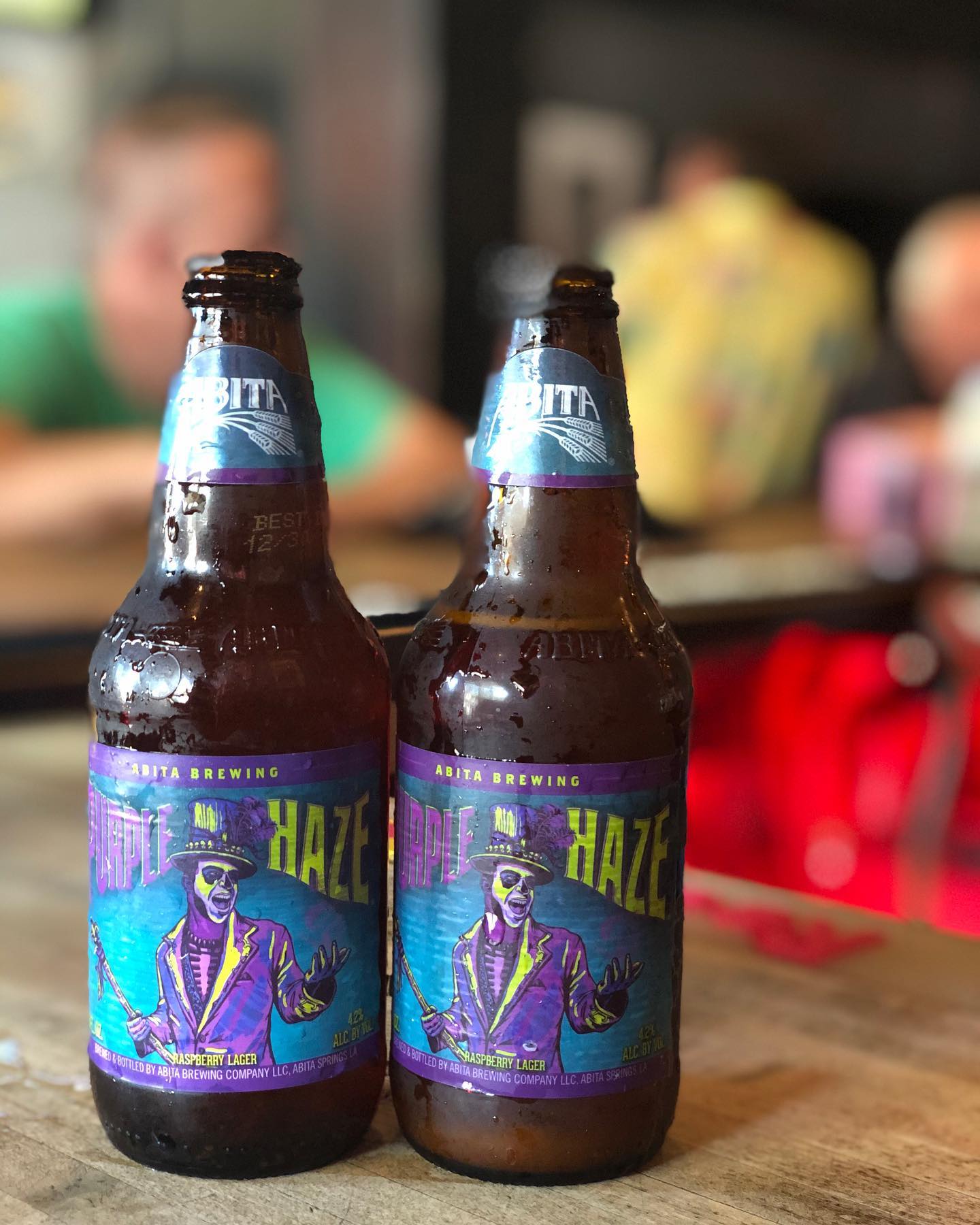 Enjoying the Saints game at the Voodoo lounge