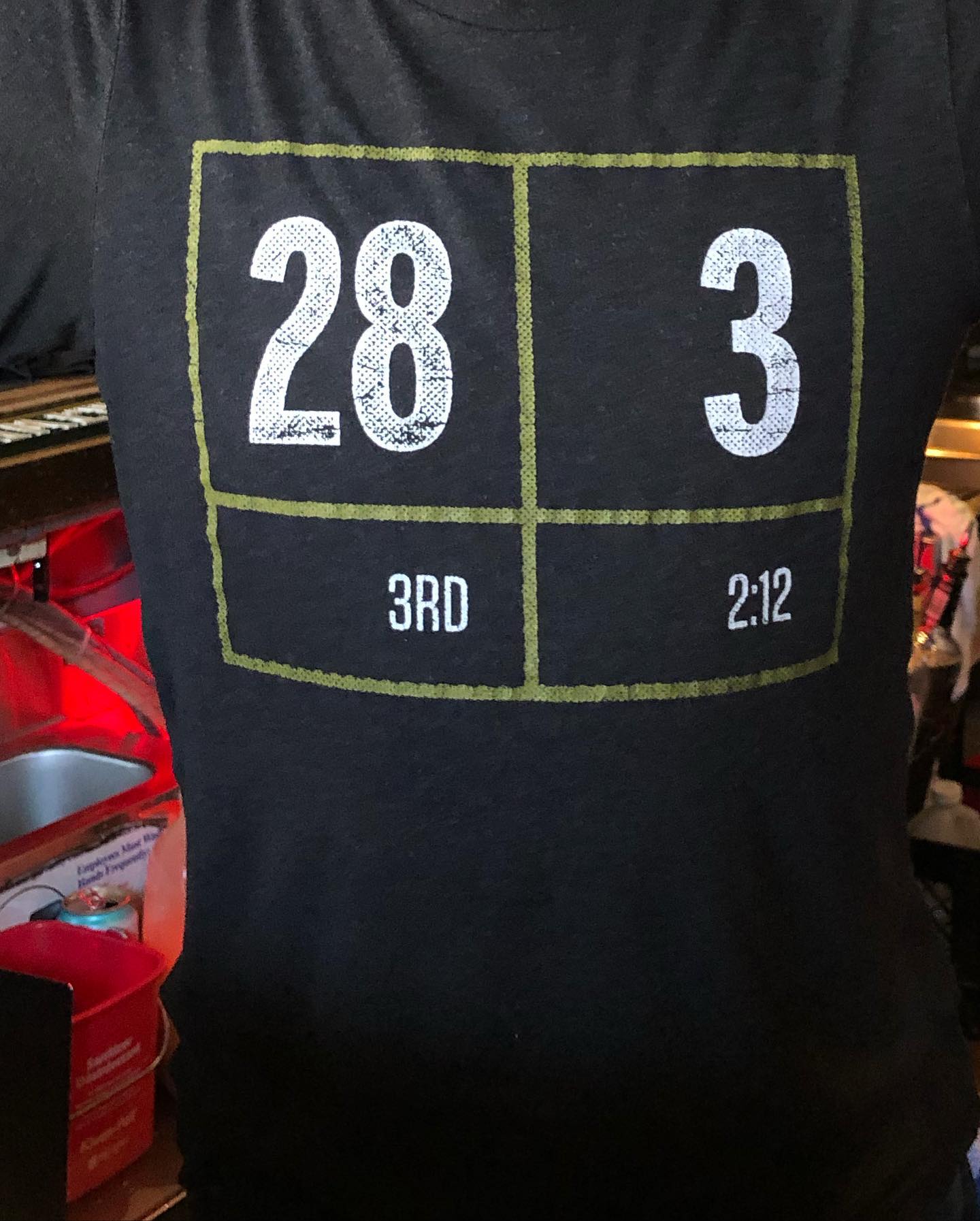 Enjoying the Saints game at the Voodoo lounge