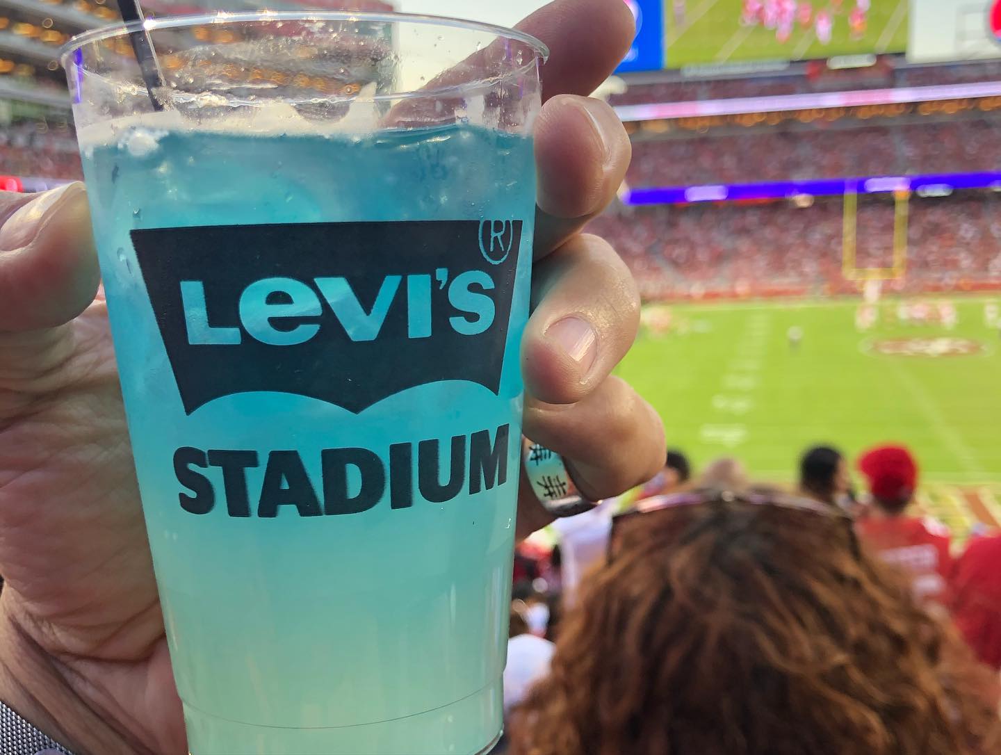 Watching my Cleveland Browns play at SF 49ers, at Levi’s Stadium