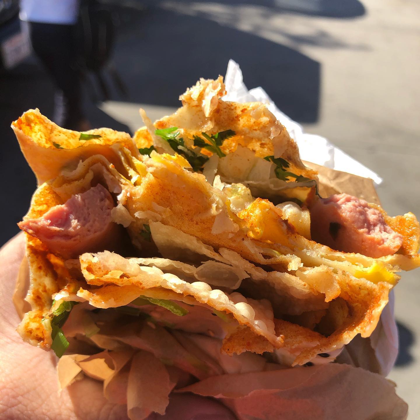 Tianjin Jian Bing at the Sunday Alhambra Farmers Market