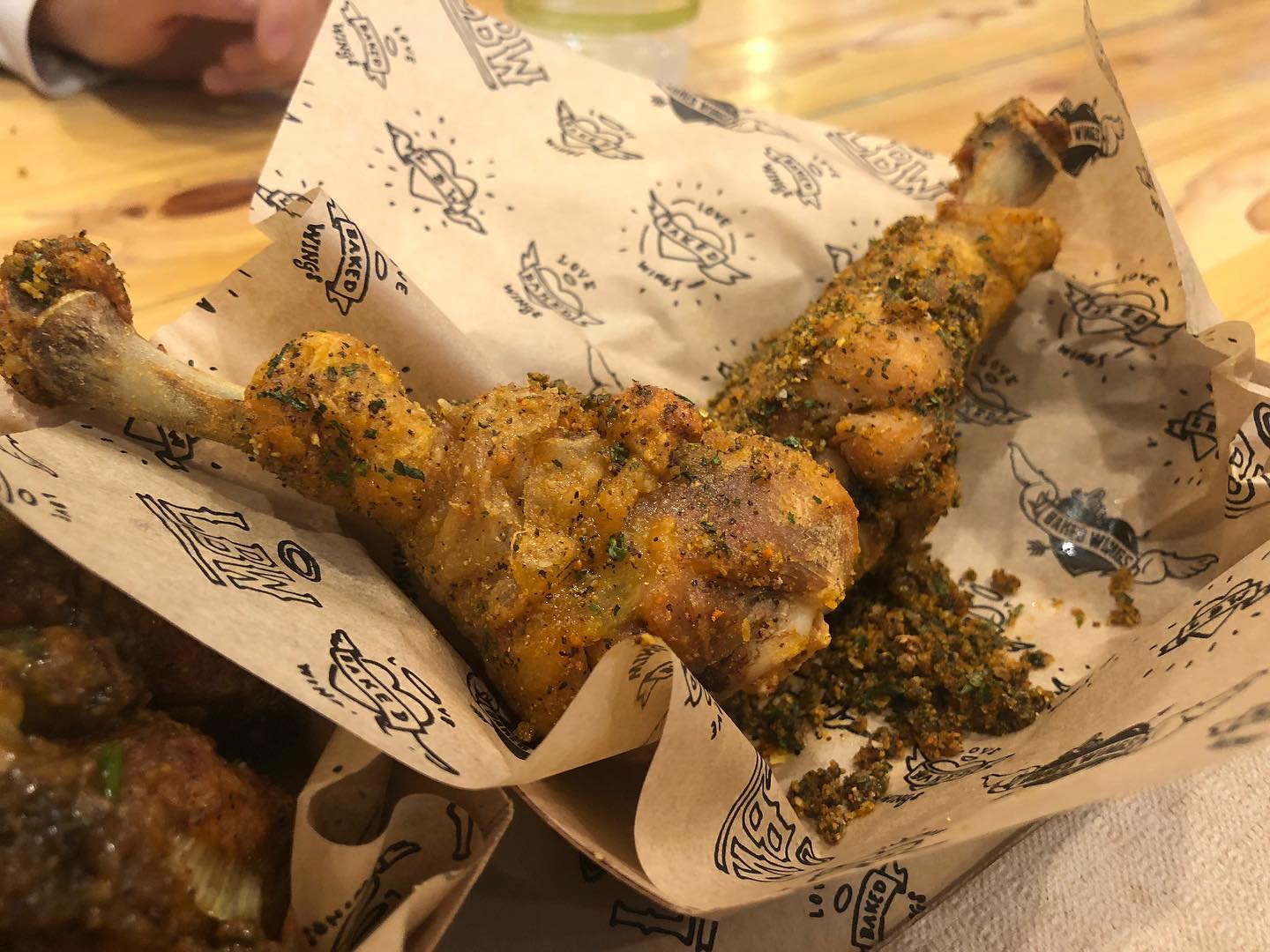 Baked Chicken at Love Baked Wings  on Melrose