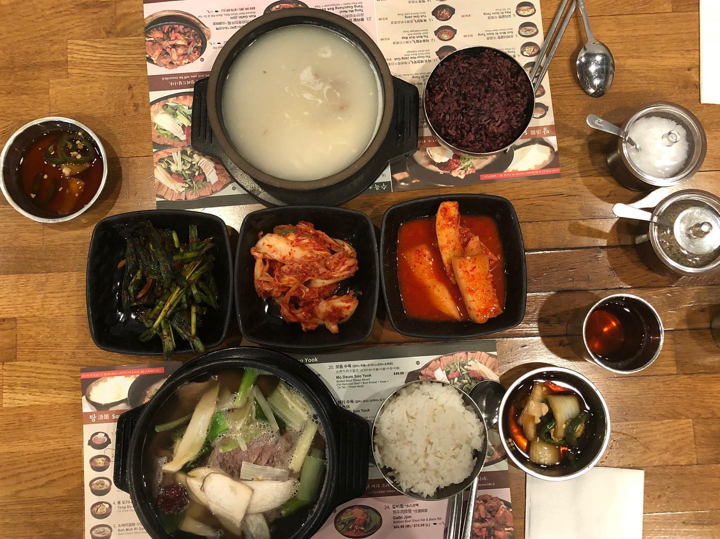 Seolleongtang on a chilly December day