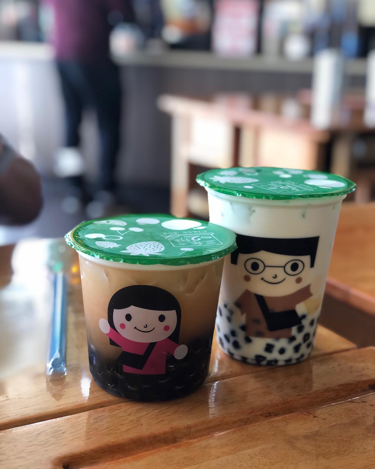 Boba drinks at Class 302