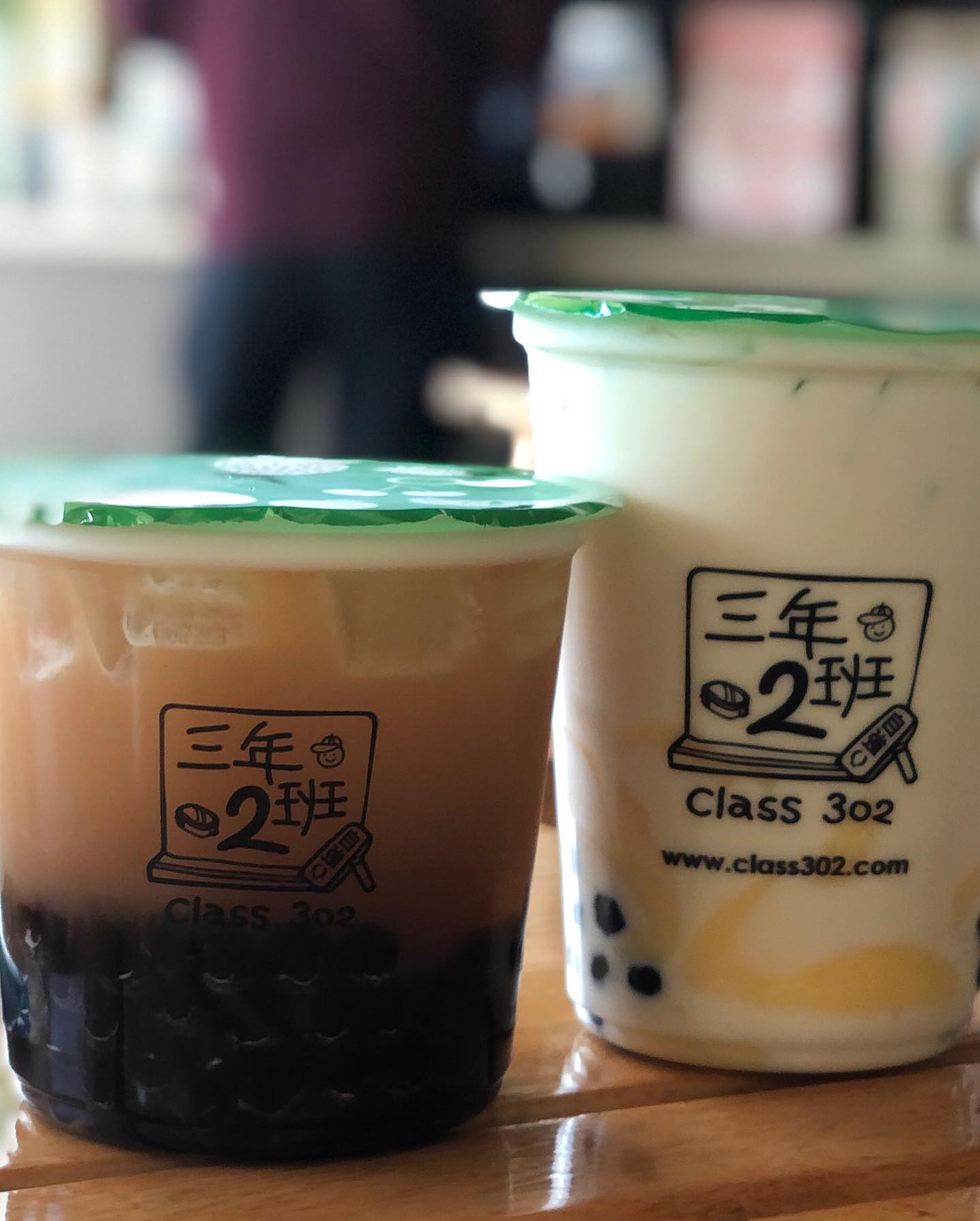 Boba drinks at Class 302