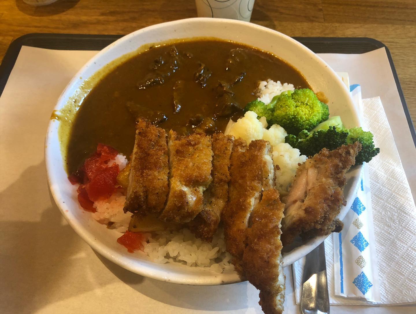 Got a second chance to have curry with katsu