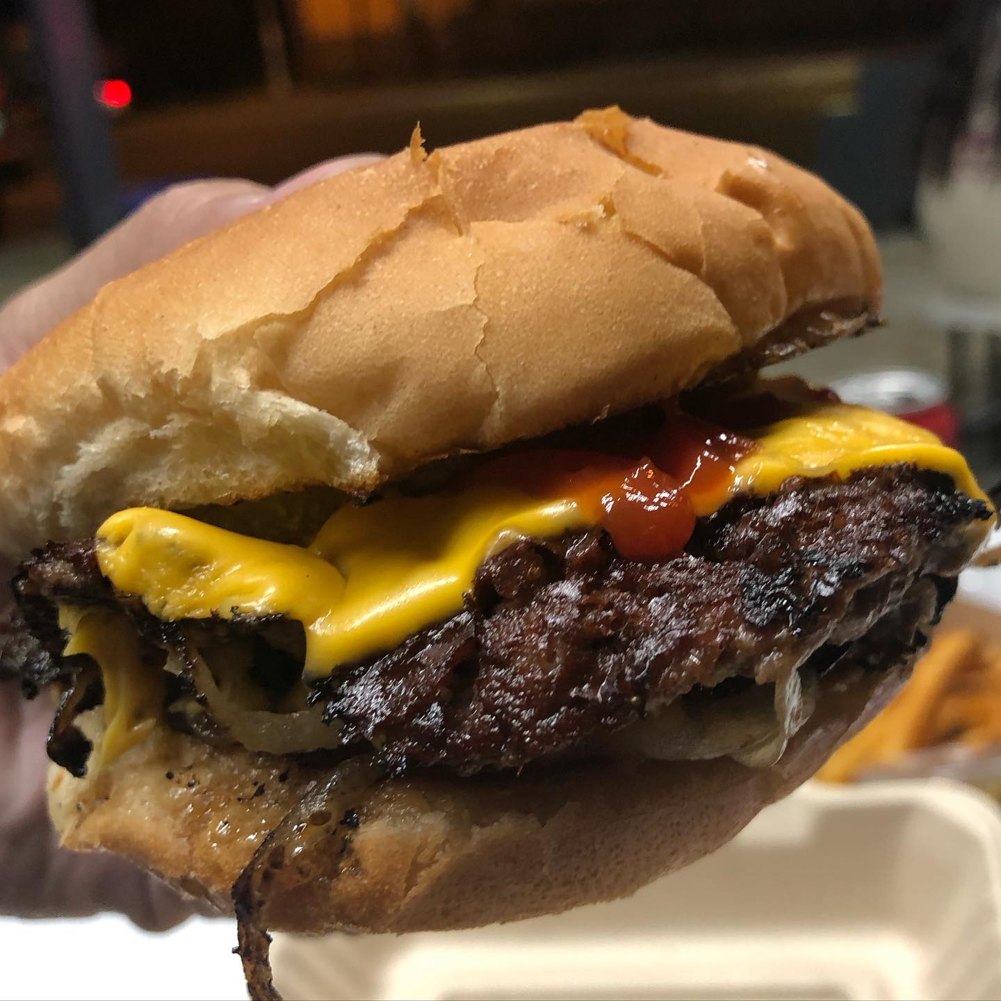 Smashed burgers at Pasadena’s Smosh Town