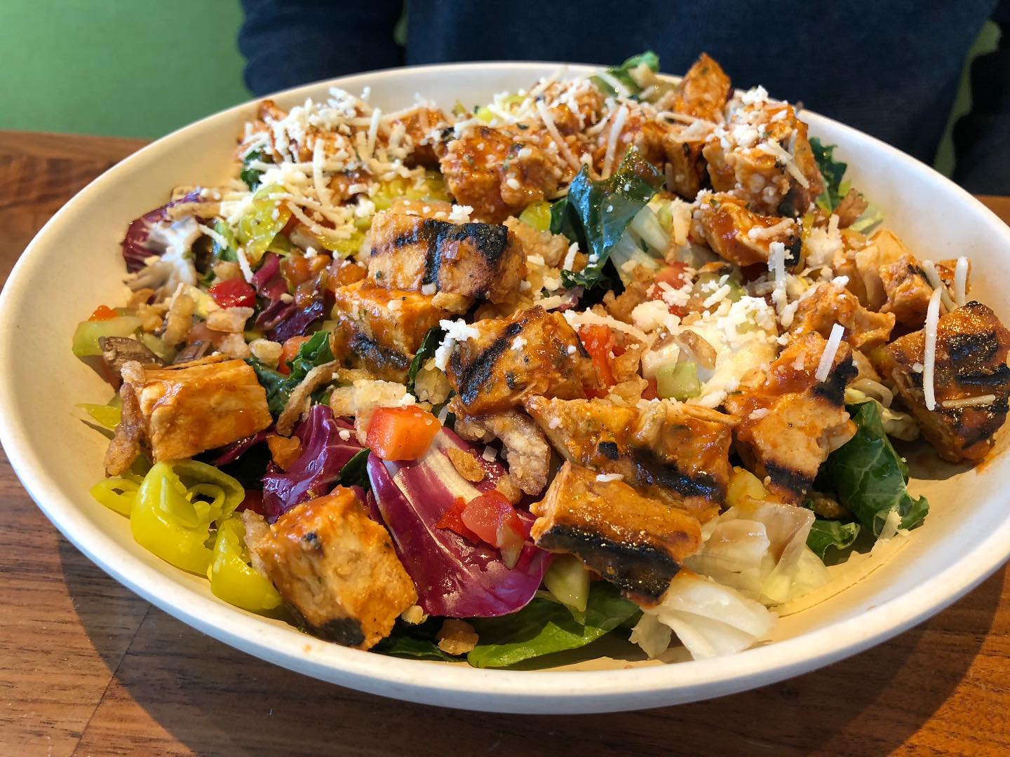 Feeling healthy and went to Veggie Grilll