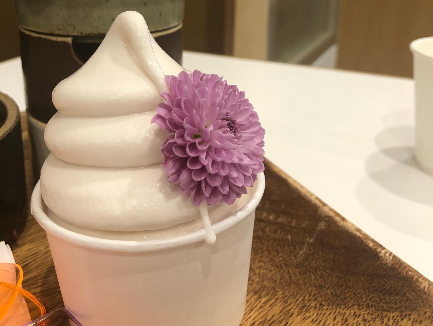 Injeolmi Bingsoo and the milk ice cream