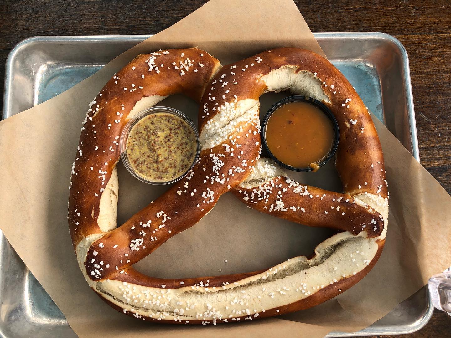 Burgers, beer, and the dodgers at Golden Road