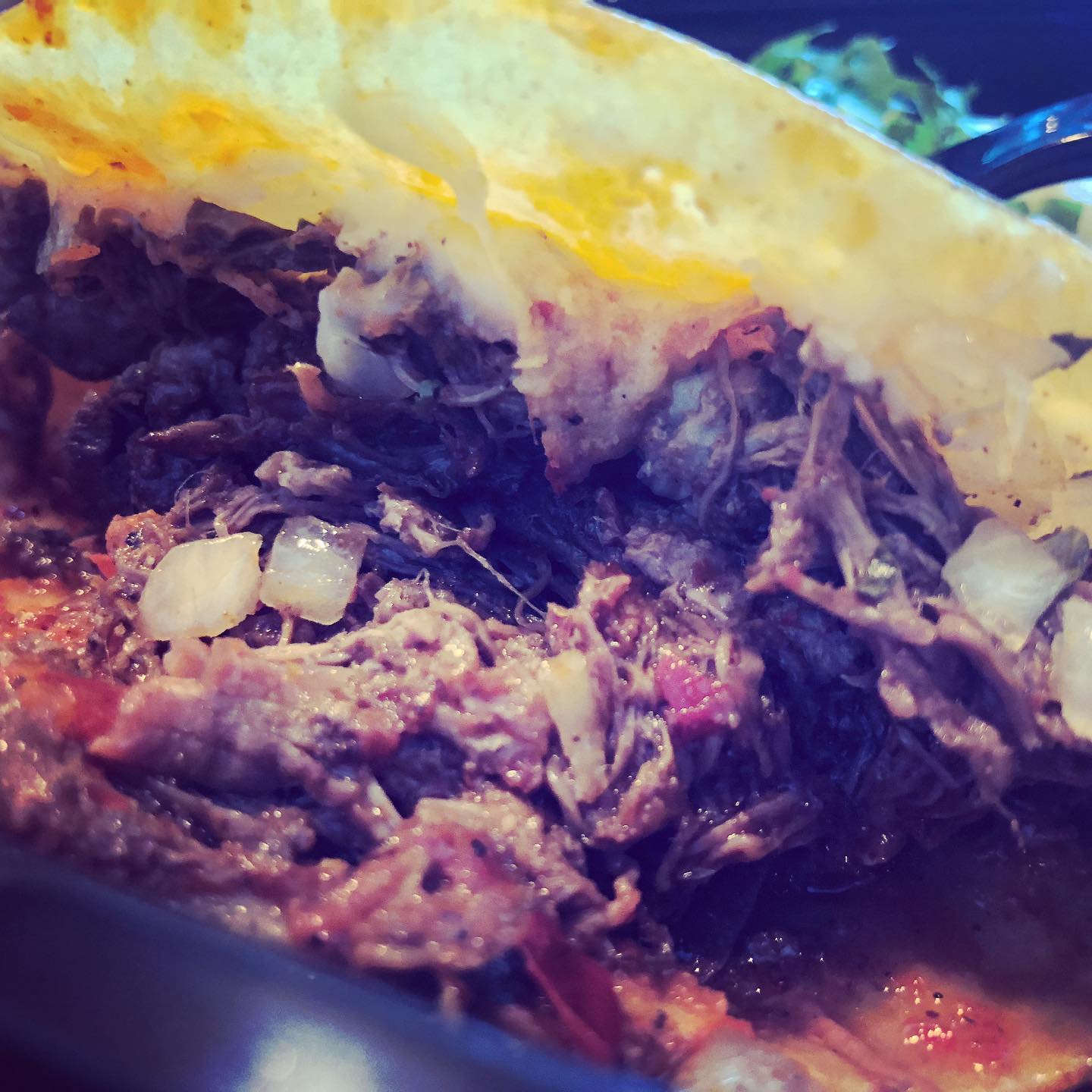 Had the grilled ahi tuna taco and the braised beef birria taco