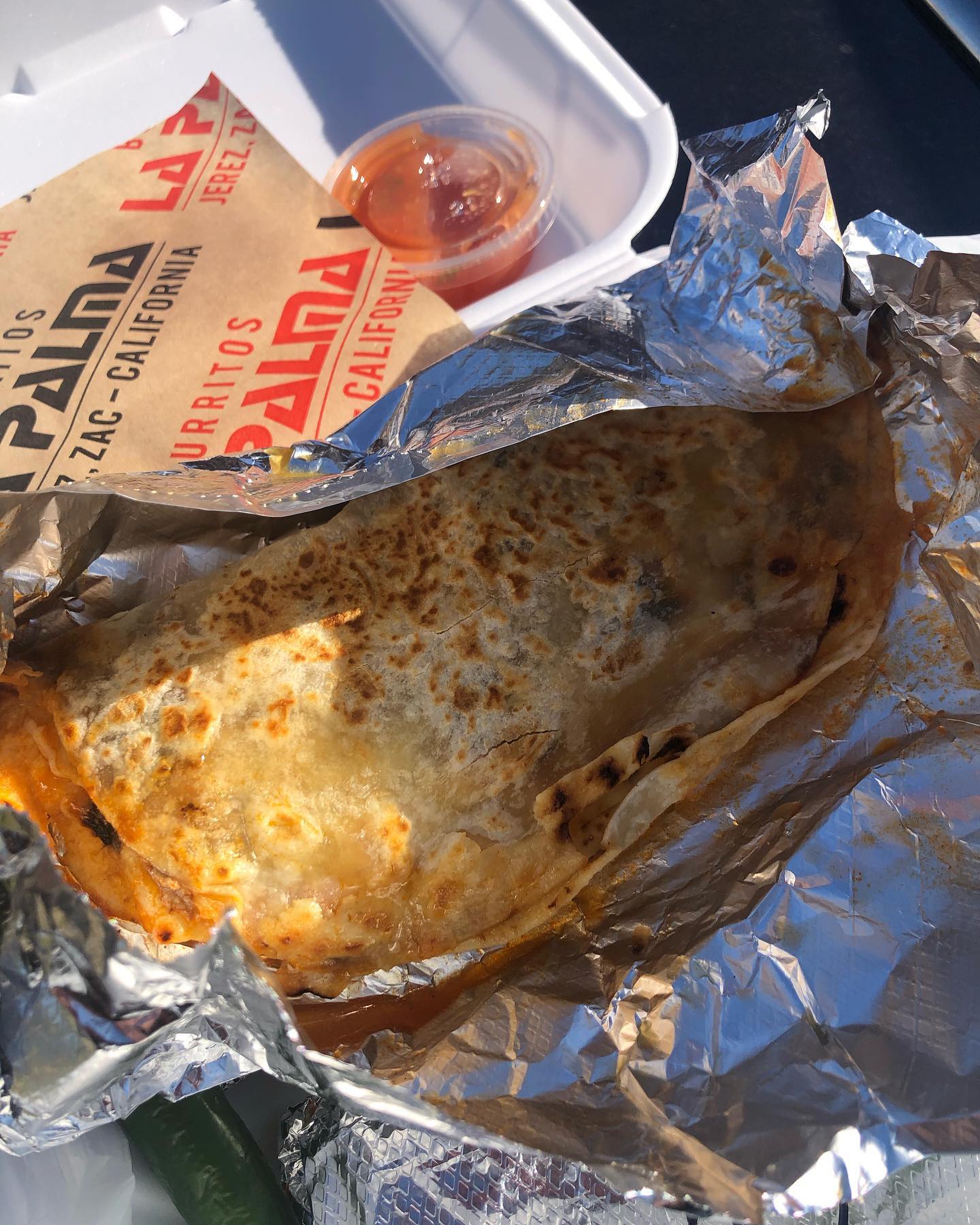 Birria Burritos from Burritos La Palma