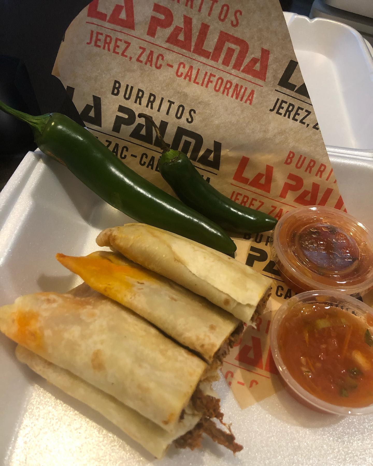 Birria Burritos from Burritos La Palma
