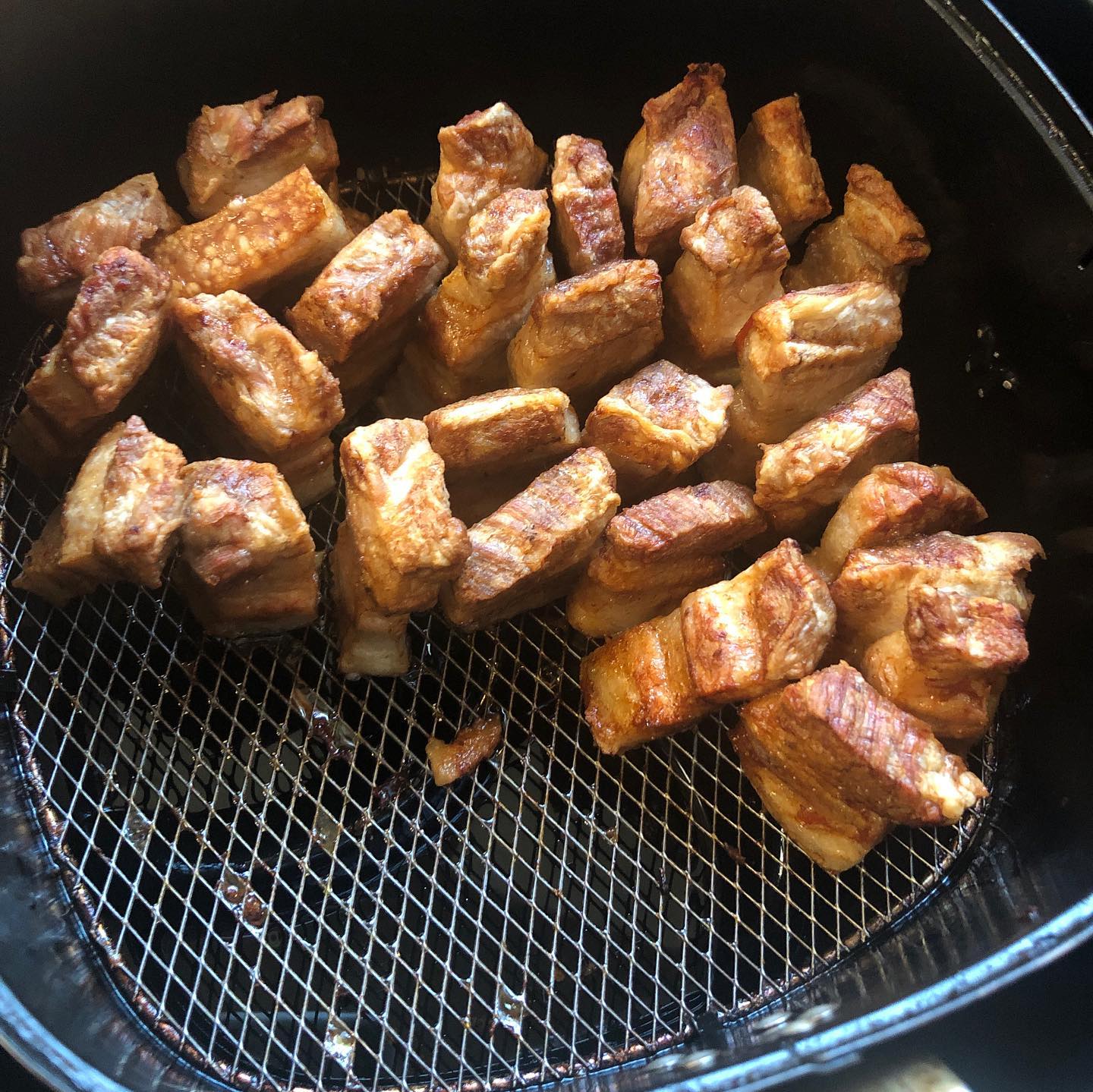 Roasted Pork Belly with crispy cracklin-like skin