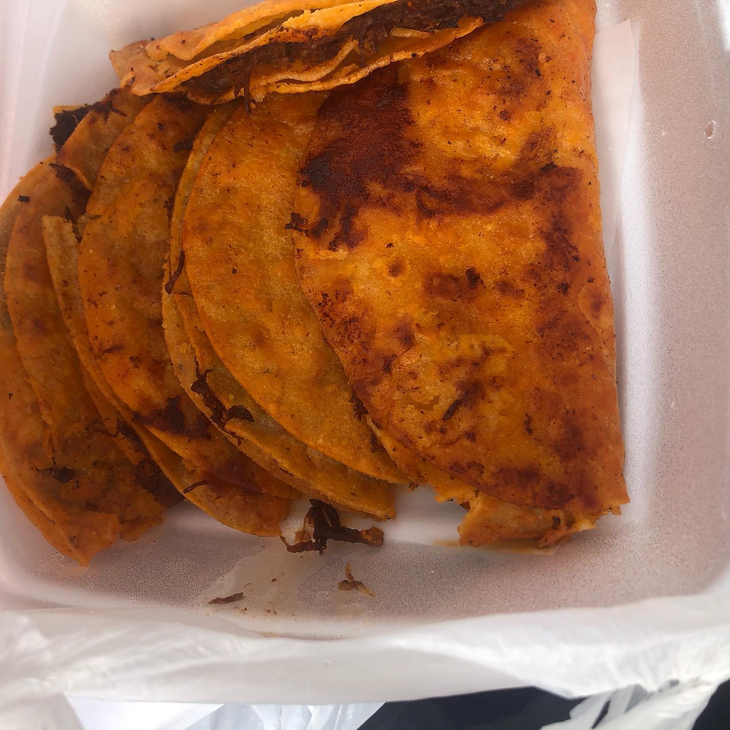 Had some bone marrow and birria at Pepe’s red tacos