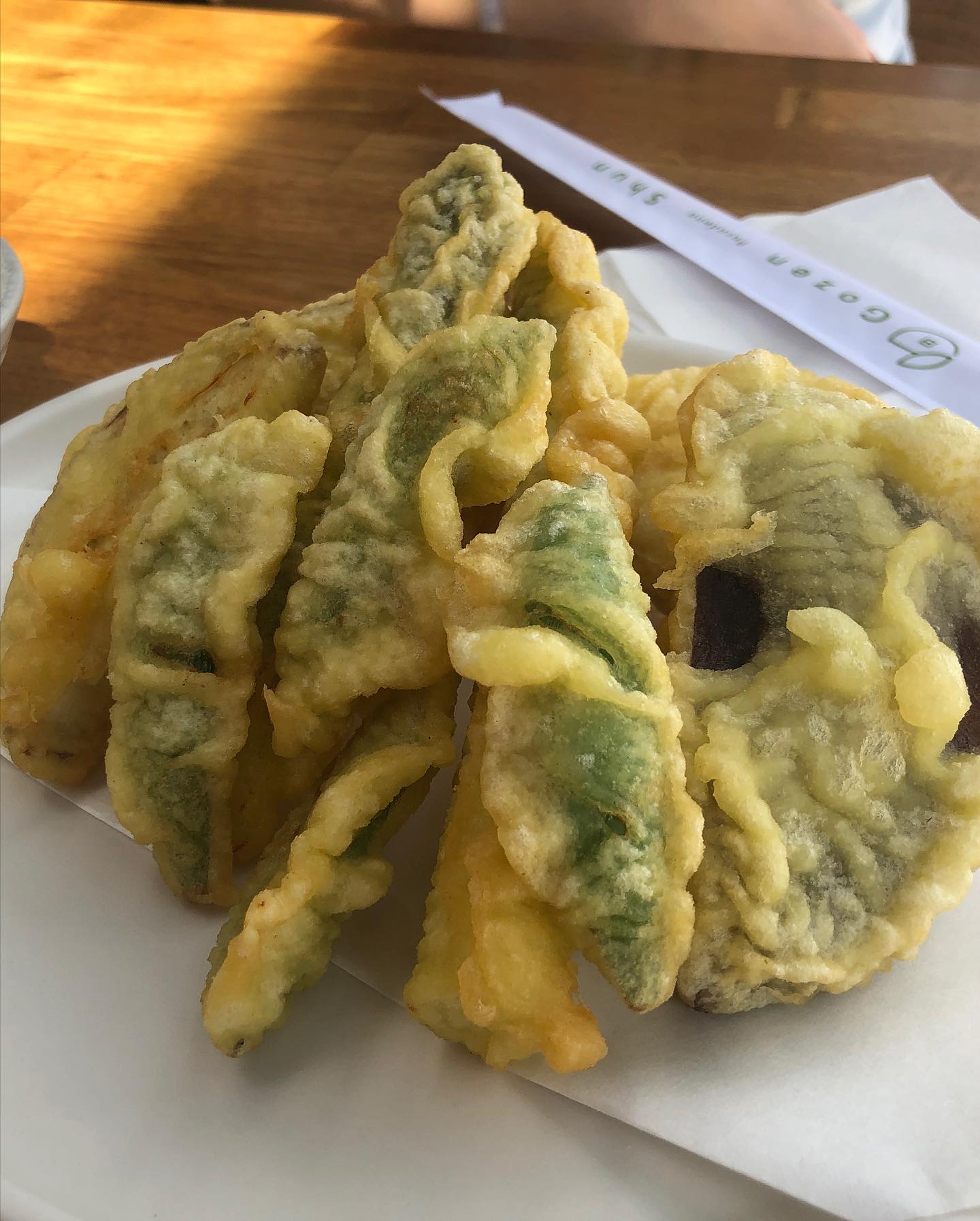 Outdoor dining at Gozen Shun