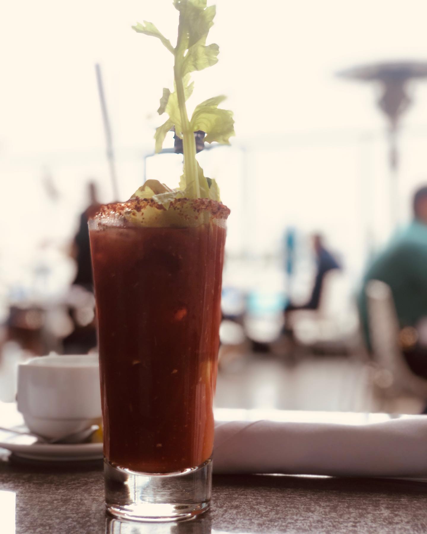 Bloody Mary  and lunch with the buds