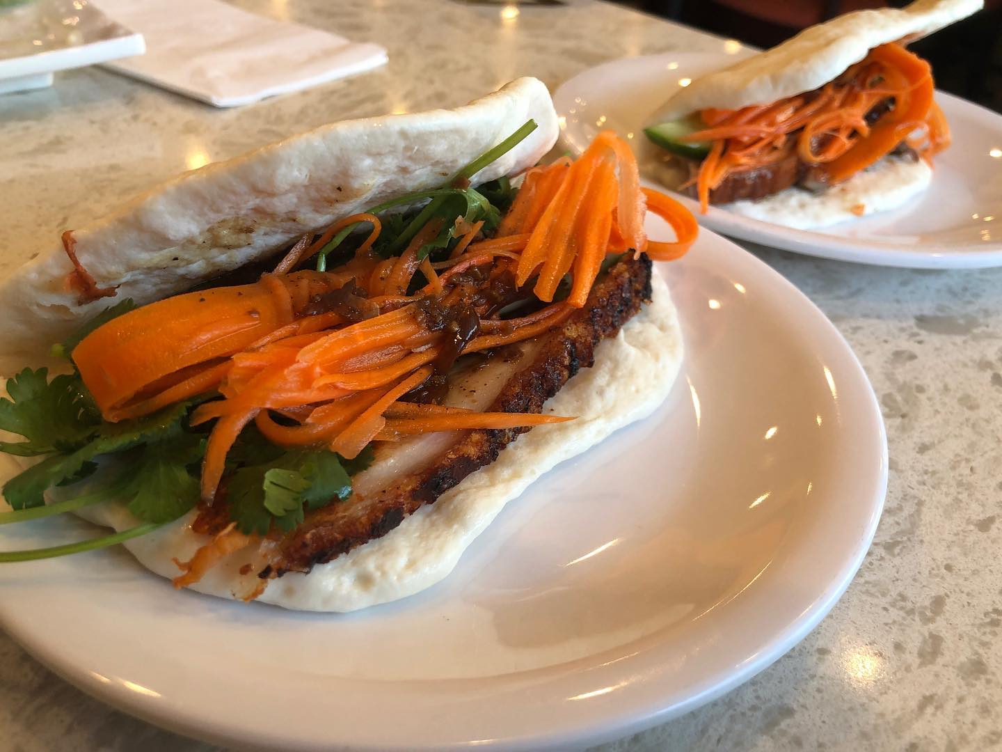 Bo Kho - beef stew with bread and Pho with rare steak