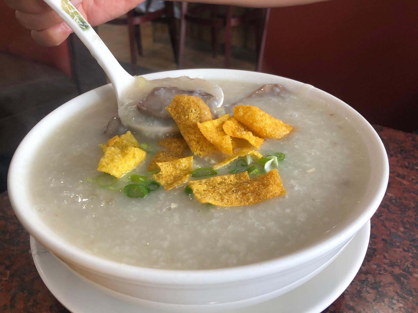 Traditional Hong Kong style breakfast